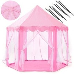 Mājas telts bērniem no 4 gadiem cena un informācija | Bērnu rotaļu laukumi, mājiņas | 220.lv