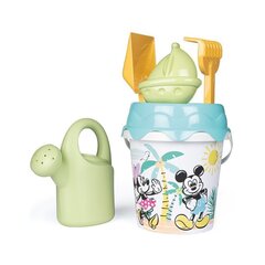 Ведро с аксессуарами для песка и лейкой из биопластика SMOBY Green Mickey Minnie Mouse цена и информация | Игрушки для песка, воды, пляжа | 220.lv