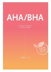 Loksnes sejas maska Barulab The Clean Vegan Aha/Bha, 23g cena un informācija | Sejas maskas, acu maskas | 220.lv