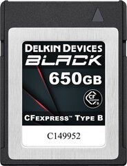 Delkin CFexpress R1725/W1530 cena un informācija | Atmiņas kartes fotokamerām | 220.lv