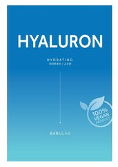 Sejas loksnes maska ar hialuronskābi Barulab The Clean Vegan Mask Hyaluron, 23g cena un informācija | Sejas maskas, acu maskas | 220.lv