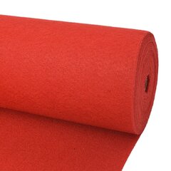 sarkanais paklājs, 1x24 m cena un informācija | Paklāji | 220.lv