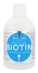 Atjaunojošs matu šampūns ar biotīna kompleksu Kallos Biotin Beautifying, 1000 ml cena un informācija | Šampūni | 220.lv