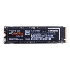 SSD Samsung 970 EVO Plus 500GB M.2 PCIe цена и информация | Внутренние жёсткие диски (HDD, SSD, Hybrid) | 220.lv