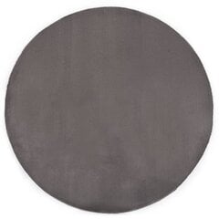 paklājs, 160 cm, mākslīga truša āda, tumši pelēks cena un informācija | Paklāji | 220.lv
