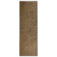 durvju paklājs, mazgājams, brūns, 60x180 cm цена и информация | Придверные коврики | 220.lv