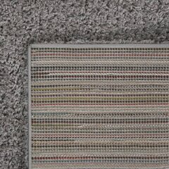 Shaggy tipa paklājs, pelēks, 120x170cm, ar gariem sariem cena un informācija | Paklāji | 220.lv