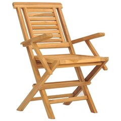 Saliekami dārza krēsli , 8 gab., 56x63x90 cm cena un informācija | Dārza krēsli | 220.lv