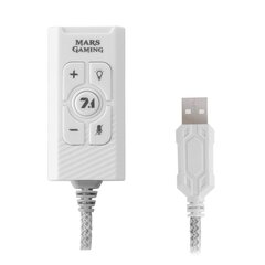 MARS GAMING MSC2W Skaņas karte 7.1 USB cena un informācija | Skaņas kartes | 220.lv