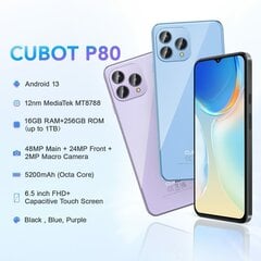Cubot P80 Dual SIM 8/256GB Purple цена и информация | Мобильные телефоны | 220.lv