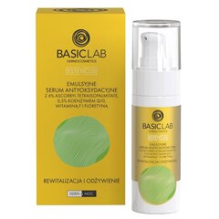 BasicLab - emulsijas antioksidanta seruma revitalizācija un barošana, 30 ml cena un informācija | Serumi sejai, eļļas | 220.lv