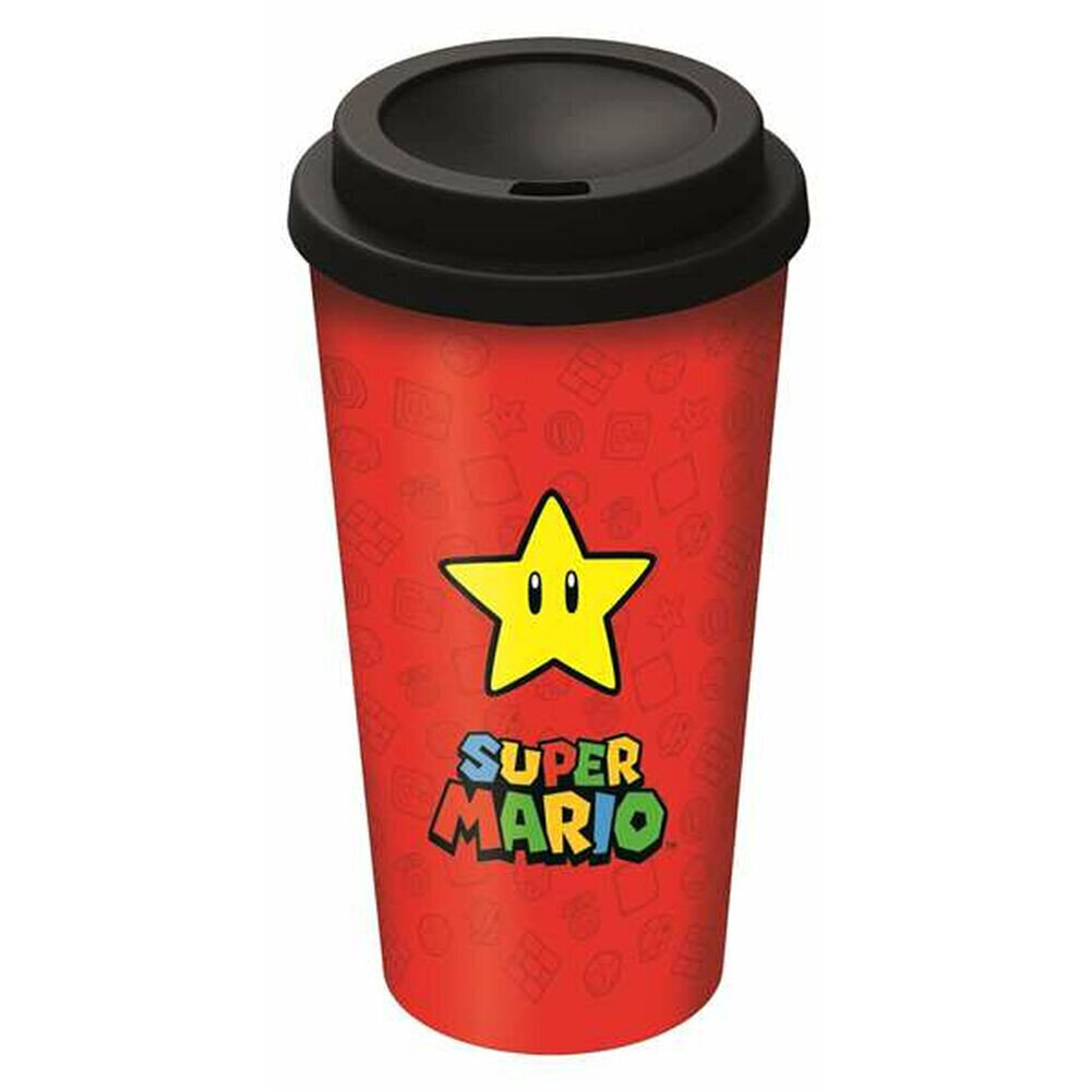 Glāze ar Vāciņu Super Mario (520 ml) цена и информация | Glāzes, krūzes, karafes | 220.lv