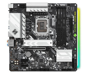 Asrock B660M Steel Legend Intel B660 LGA 1700 micro ATX cena un informācija | Mātesplates | 220.lv