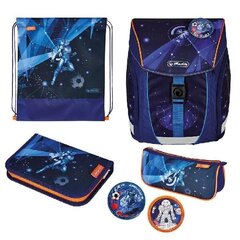 Herlitz Skolas soma FILOLIGHT PLUS - Galaxy Game cena un informācija | Skolas somas | 220.lv