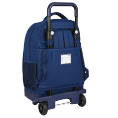 Школьный рюкзак с колесиками Safta University, красный / тёмно-синий (33 x 45 x 22 см) цена и информация | Школьные рюкзаки, спортивные сумки | 220.lv
