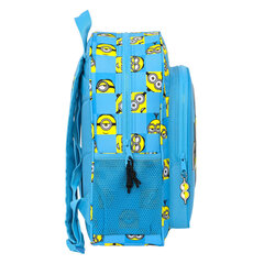 Skolas soma Minions Minionstatic Zils (32 x 38 x 12 cm) cena un informācija | Skolas somas | 220.lv