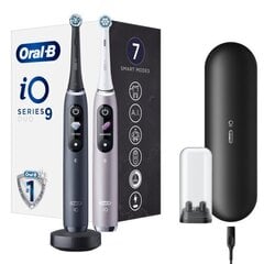 Oral-B iO9 Series Duo Pack Black Onyx/ Rose cena un informācija | Elektriskās zobu birstes | 220.lv