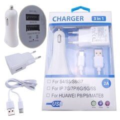 Charger 3in1 cena un informācija | Lādētāji un adapteri | 220.lv