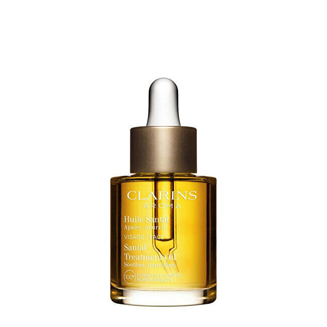 Eļļa sausai un ļoti sausai ādai Clarins Santal Treatment Oil, 30 ml cena un informācija | Serumi sejai, eļļas | 220.lv