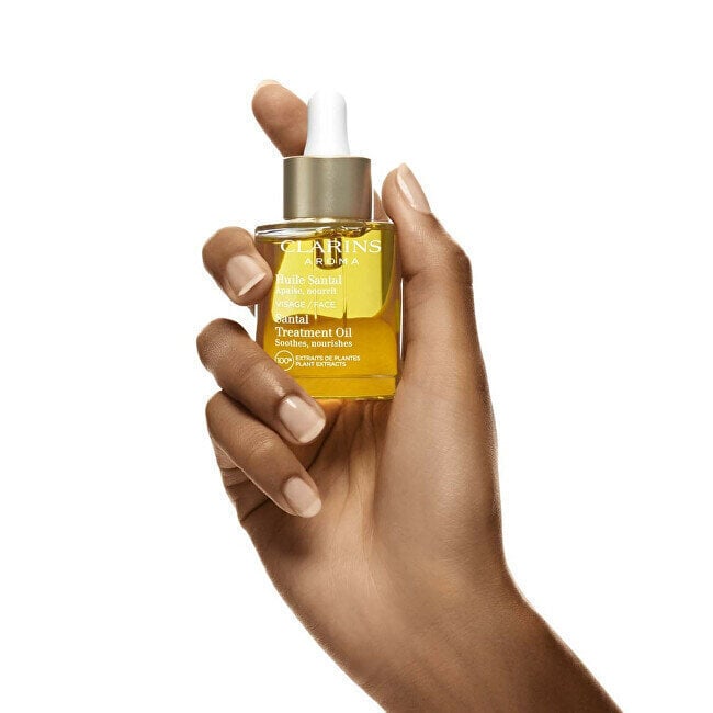 Eļļa sausai un ļoti sausai ādai Clarins Santal Treatment Oil, 30 ml cena un informācija | Serumi sejai, eļļas | 220.lv