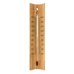 Analogais bambusa iekštelpu/āra termometrs TFA 12.1049 cena un informācija | Meteostacijas, āra termometri | 220.lv