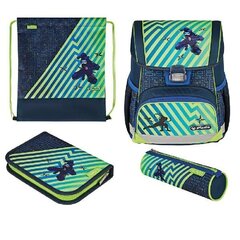 Herlitz skolas soma Loop Plus - Funky Ninja, 16 l cena un informācija | Skolas somas | 220.lv