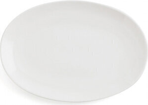 Ariane Pasniegšanas Plate Ariane Vital Coupe Ovāls Keramika Balts (Ø 21 cm) (12 gb.) cena un informācija | Trauki, šķīvji, pusdienu servīzes | 220.lv