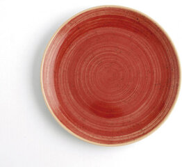 Šķīvis Ariane Terra Keramika Sarkans (Ø 21 cm) (12 gb.) cena un informācija | Trauki, šķīvji, pusdienu servīzes | 220.lv