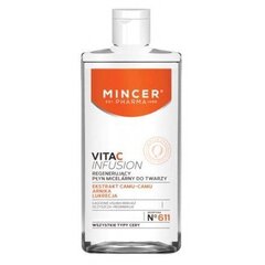 Micelārais ūdens Mincer Pharma Vita C Infusion No.611 500 ml cena un informācija | Sejas ādas kopšana | 220.lv