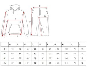 Zila velūra komplekts Peril O/8C1175/66Z-56086-XL cena un informācija | Sporta apģērbs vīriešiem | 220.lv