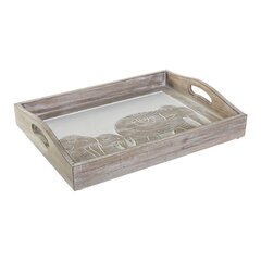 поднос для закусок DKD Home Decor резьба по дереву Слон Коричневый Индиец (40,5 x 30,5 x 7 cm) цена и информация | Посуда, тарелки, обеденные сервизы | 220.lv