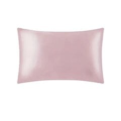 Шелковая наволочка, розовый цена и информация | Декоративные подушки и наволочки | 220.lv