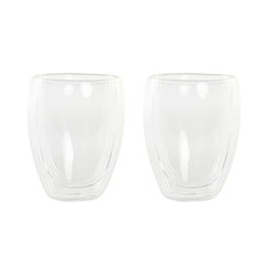 Glāžu komplekts DKD Home Decor 9 x 9 x 10,2 cm 380 ml cena un informācija | Glāzes, krūzes, karafes | 220.lv