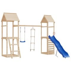 šūpoļu sēdeklis ar virvju kāpnēm un kāpšanas aizķerēm, zils PE цена и информация | Детские качели | 220.lv