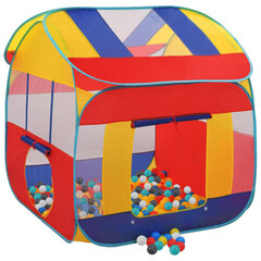 rotaļu telts ar 550 bumbiņām, 123x120x126 cm cena un informācija | Bērnu rotaļu laukumi, mājiņas | 220.lv