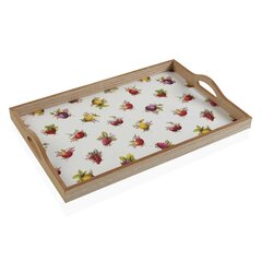 Uzkodu paplāte Versa Strawberry, 30 x 5 x 45 cm cena un informācija | Trauki, šķīvji, pusdienu servīzes | 220.lv