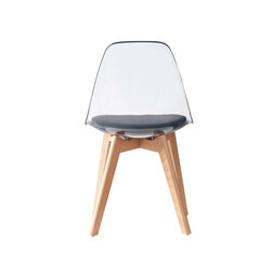 Обеденный стул DKD Home Decor Серый Деревянный Поликарбонат (54 x 47 x 81 cm) цена и информация | Стулья для кухни и столовой | 220.lv