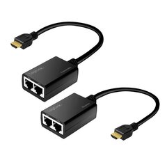 HDMI EXtender up to 30m, 1080p/60Hz, 0.3m цена и информация | Адаптеры и USB разветвители | 220.lv