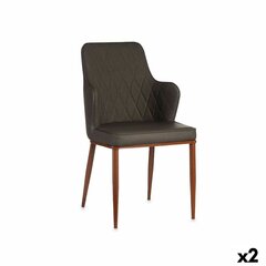 Ēdamistabas krēsls Rhombus, brūns/melns cena un informācija | Virtuves un ēdamistabas krēsli | 220.lv