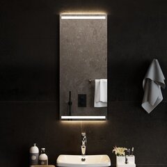 LED vannas istabas spogulis, 40x90cm cena un informācija | Spoguļi | 220.lv