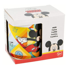 Krūze Mickey Mouse Happy Smiles 325 ml (11,7 x 10 x 8,7 cm) cena un informācija | Glāzes, krūzes, karafes | 220.lv