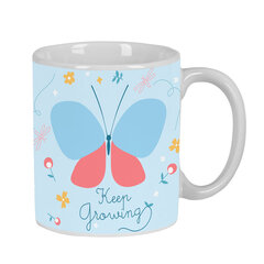 Кружка Mug BlackFit8 Mariposa Керамика Светло Синий (350 ml) цена и информация | Стаканы, фужеры, кувшины | 220.lv