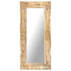 spogulis, 110x50 cm, mango masīvkoks cena un informācija | Spoguļi | 220.lv