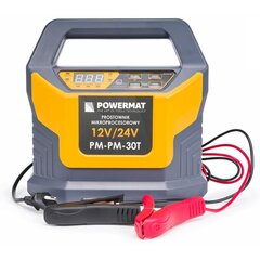 Mikroprocesoru akumulatoru lādētājs Powermat 12/24V PM-PM-30T цена и информация | Зарядные устройства для аккумуляторов | 220.lv