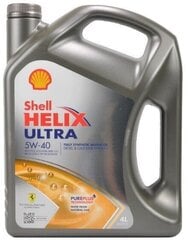 Motoreļļa Shell HELIX Ultra 5W-40, 4L cena un informācija | Motoreļļas | 220.lv