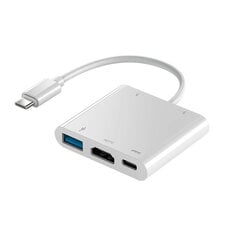 Hub 5in1 adapteris Type-C / USB3.0 / HDMI 4k / PD / USB2.0 cena un informācija | Adapteri un USB centrmezgli | 220.lv