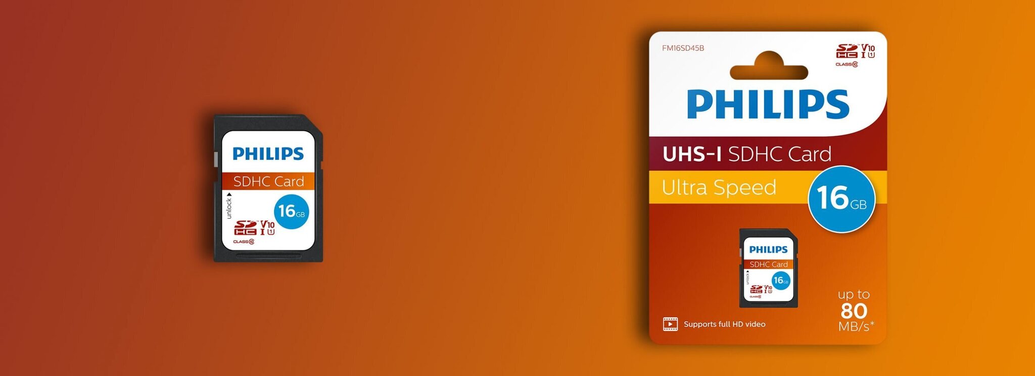 Philips SDHC, 16GB Class 10 UHS-I U1 цена и информация | Atmiņas kartes fotokamerām | 220.lv