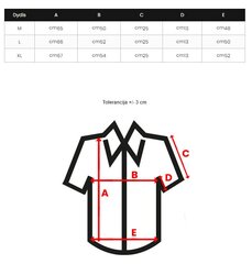 Vīriešu haki krekls Minex O/L1454-55413-XL cena un informācija | Vīriešu T-krekli | 220.lv