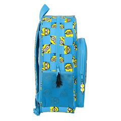 Skolas soma Minions Minionstatic Zils (33 x 42 x 14 cm) cena un informācija | Skolas somas | 220.lv