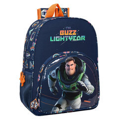 Skolas mugursoma Buzz Lightyear, tumši zila (33 x 42 x 14 cm) cena un informācija | Skolas somas | 220.lv